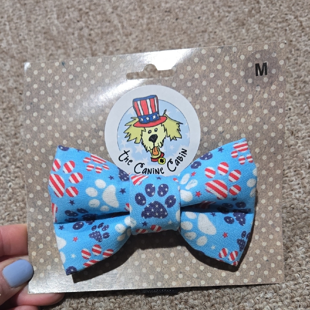 Patriotic DOG Bowtie